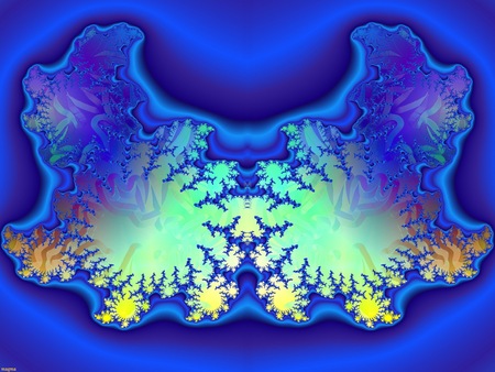 paloxy blue - fractals, abstract, druffix, artwork, blue