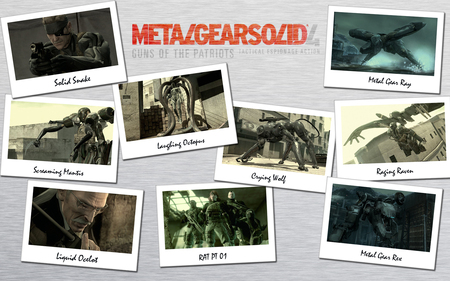 Metal Gear Solid 4 - metal, sony, solid, 4, snake, gear, video games, awesome, ps3