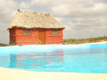 Cabana ecoturistica - reyescarrion, cabins, rustico, campeche, mexico, san pedro