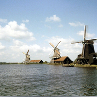 windmill in amterdam