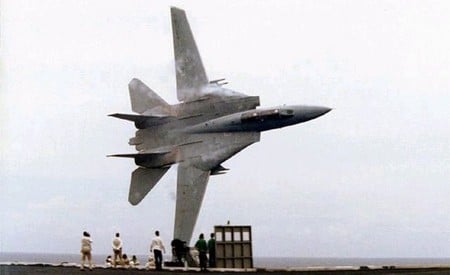 CARRIER FLY BY - f15, fighter, eagle, jet, carrier, militery