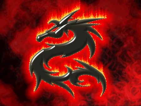 3d 20dragon20 jpg - red, dragon, fantasy, black