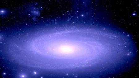 Blue Galaxy - space, galaxies