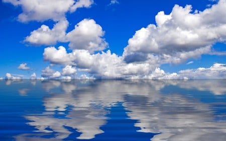 Cloud Reflects - 3d, abstract, blue