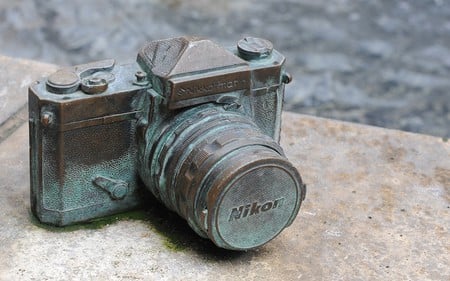 Weathered Camera - abstract, photography