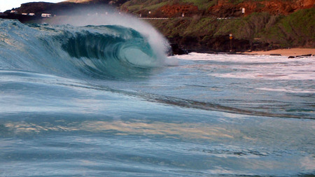 Wave In CA - abstract, photography