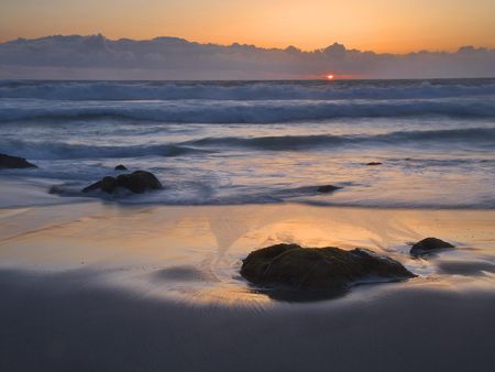 McClures Beach Point Reyes National Seashore California - sky, beach, landscape