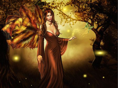 ForestFae - woman, forestfae, fantsy