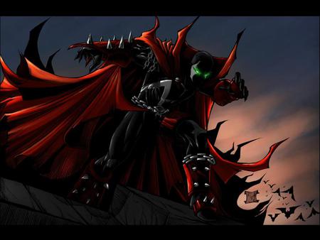 Spawn - comic, sky, cape, mask