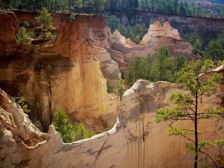 Providence Canyon State Park Lumpkin Georgia - landscape, mountain