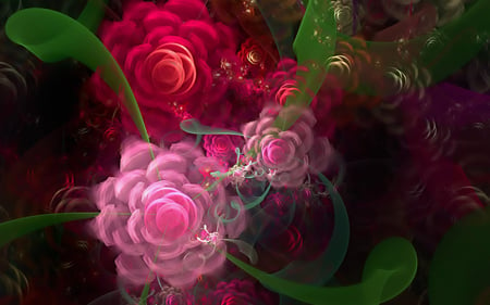 Flowers - hot, colorful, great, other, widescreen, amazing, purple, yellow, cool, calming, color, zen, adorable, romantic, beautiful, pink, fairy, dreamy, nice, beauty, peaceful, gorgeous, glowing flowers, 3d and cg, colored, lovely, tranquility, picture, red, blue, flowers, colors, awesome, flower