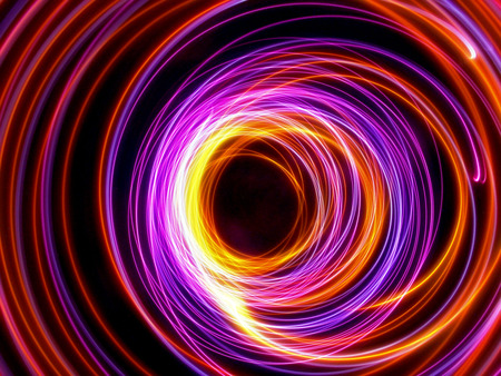 Circular Light - colors, abstract