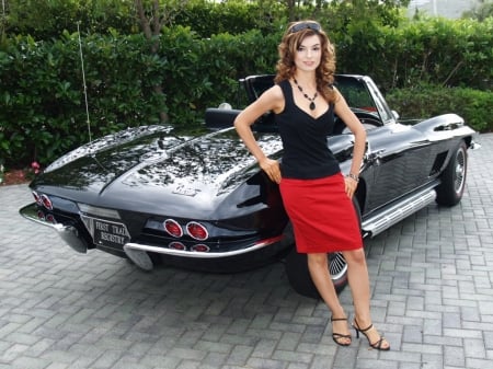 Corvette Conv - muscle, gm, classic, outdoors, model