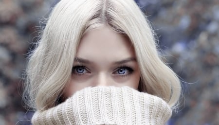 Beautiful Beauty Blonde - sweater, people, beautiful, models, blonde, female