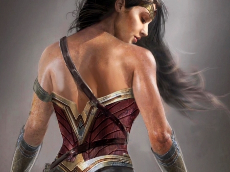 Wonder Woman - wonder woman, art, girl, luminos, comics, amazon, fantasy