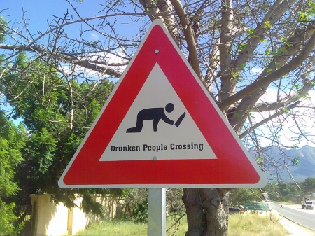 👣 - sign, people, drunk, road, traffic