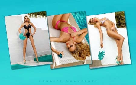 Collage of Candice Swanepoel