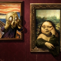 The scream vs MonaLisa