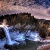 Waterfall landscape