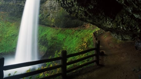 Silver Falls State Park - Oregon, Silver Falls, waterfall, USA, park