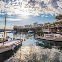 Harbor in Menorca