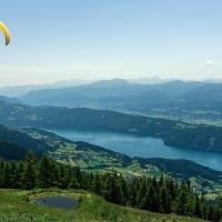 Paragliding in Carinthia, Austria