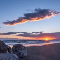 Sunset in Malaga