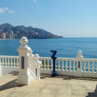 Terrace in Benidorm, Spain