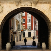 Gate in Burgos, Spain