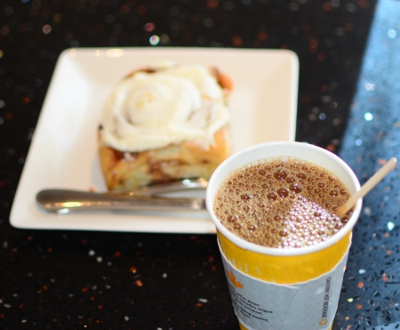 Coffee time - drink, coffee, cinnamonbun, enjoy, relax