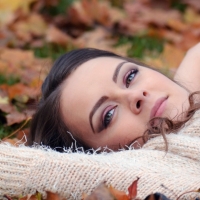 Autumn Women In Park