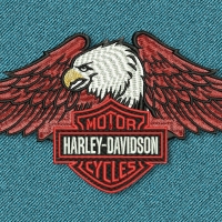 Harley Davidson Eagle Patch