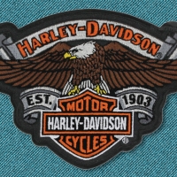 Harley Davidson Eagle patch 2