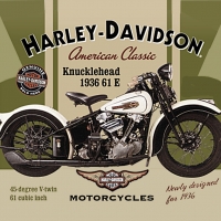 Harley Davidson Knuclehead sign