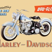 1959 Harley Davidson Duo Glide sign