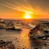 Rocky Beach Sunset