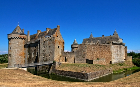 Chateau du Suscinio with Moat, France