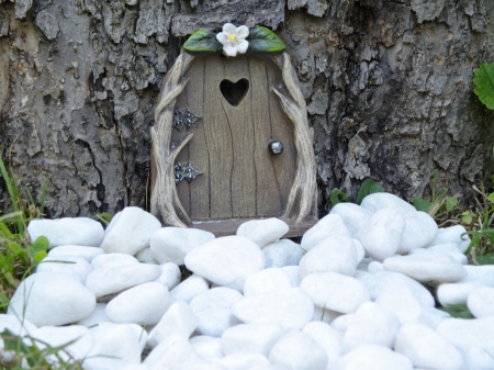 Fairy Door - abstract, photography, summer, stones, fairy door, fantasy