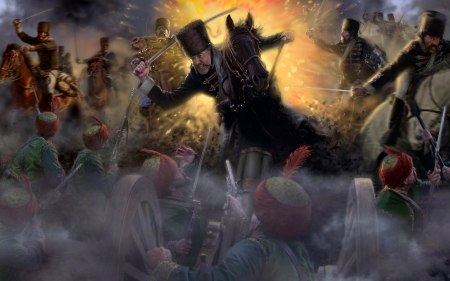 Cosacks - game, battle, fantasy, empire total war, man, art