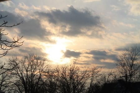 Perfection in Motion III - autumn, wistful, october, clouds