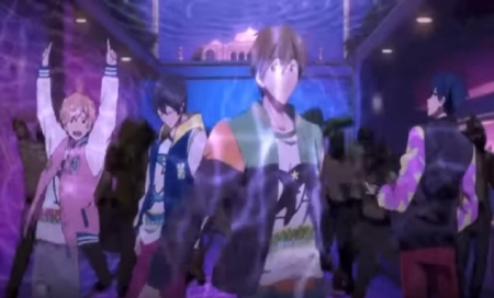 Free! Iwatobi Swim Club: Makoto - sports, water, anime, friends, dancing