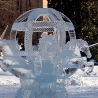 Unicorn Ice Sculpture