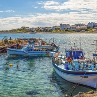 Fishing Boats in Protaras, Cyprus