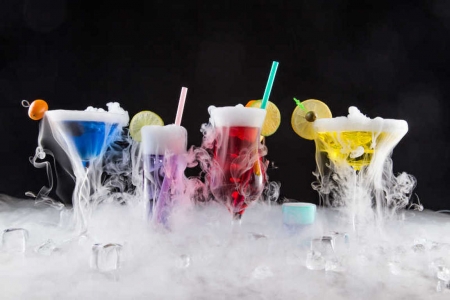 Smoky cocktails - colorful, ice, fresh, cocktails