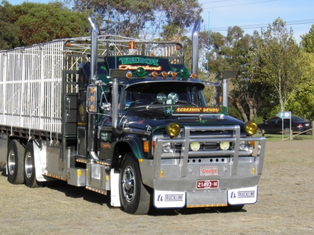 dodge d5n - dodge, rig, trailer, truck