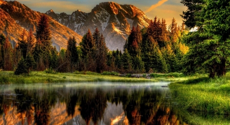 Mountain - Mountain, Trees, Forest, Lake