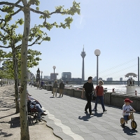 Promenade by Rhine