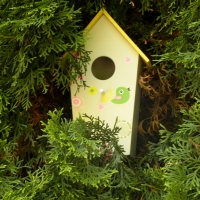 Yellow Birdhouse