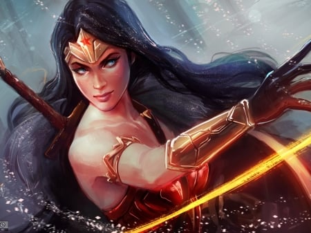 Wonder Woman - fantasy, diana, comics, wonder woman, girl