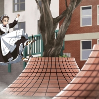 Skateborading Maid